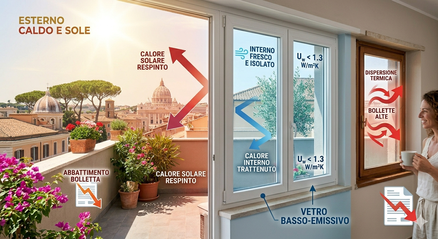 Infissi e Risparmio Energetico a Roma